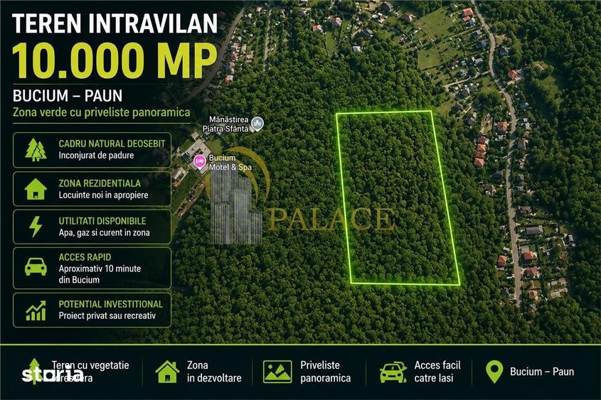 Teren de 10000 mp, în Bârnova