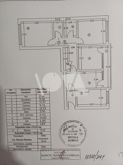Apartament cu 4 camere semidecomandat, mobilat în Gorjului