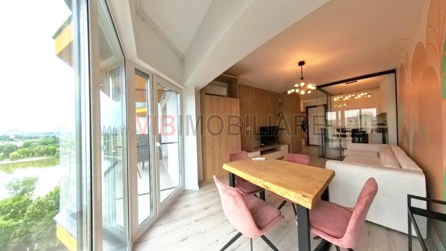 Apartament cu 2 camere semidecomandat, mobilat în Doamna Ghica