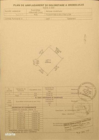 De vanzare teren intravilan 1.139mp Sabareni, jud. Giurgiu. 19euro/mp. - 5