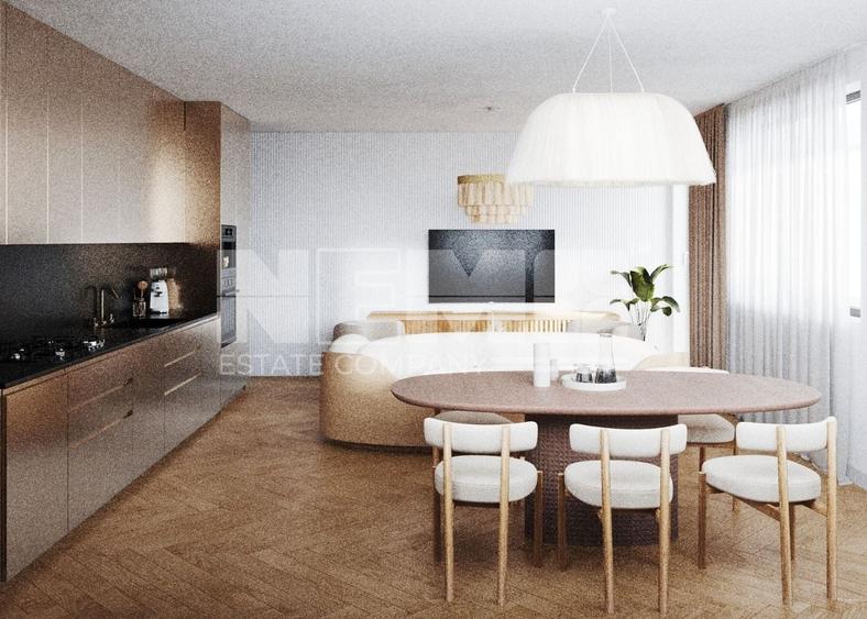 Apartament cu 3 camere semidecomandat în Central