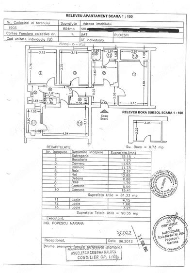 Apartament cu 4 camere decomandat în Sud