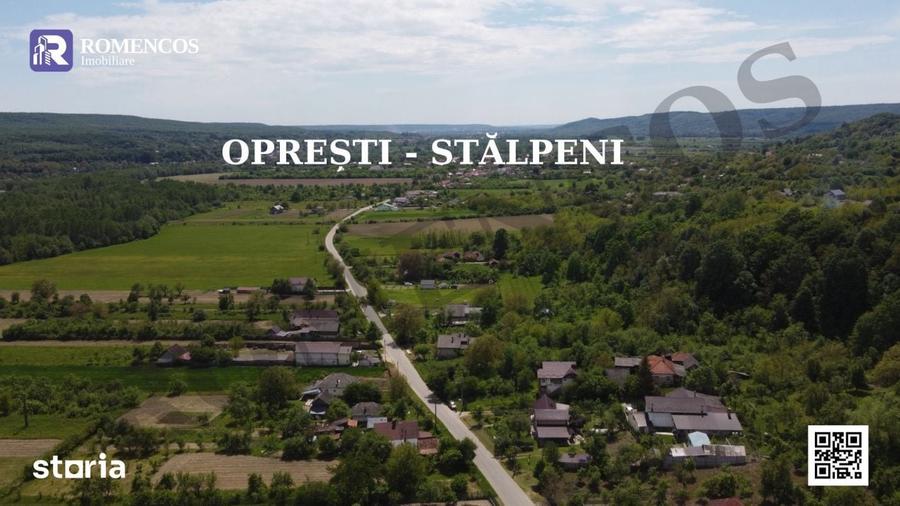 Teren de 1000 mp, în Stâlpeni