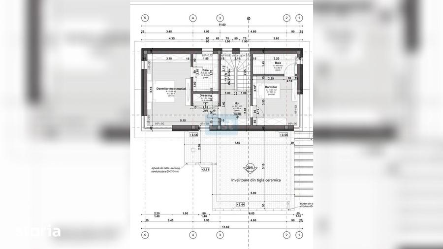 Casă cu 4 camere decomandat cu Teren 612 Mp în Apahida