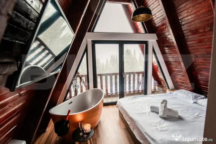 Cabana A-Frame, 195 mp, teren 600 mp, zona Belis - 6