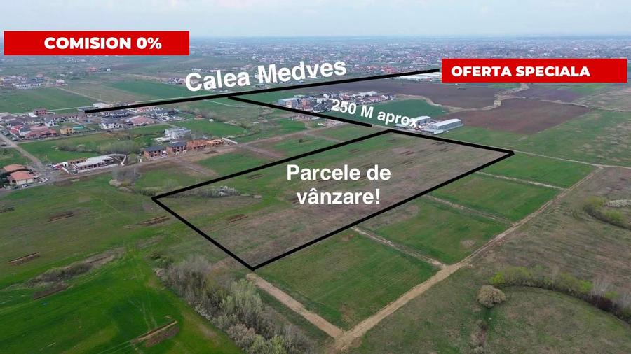 Teren Construcții intravilan de 592 mp, în Moșnița Nouă
