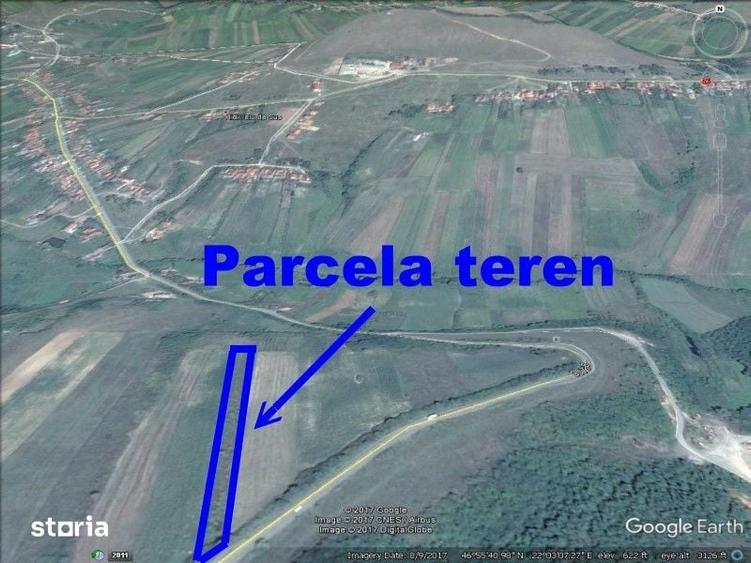 Teren de 2165 mp, în Hidiș