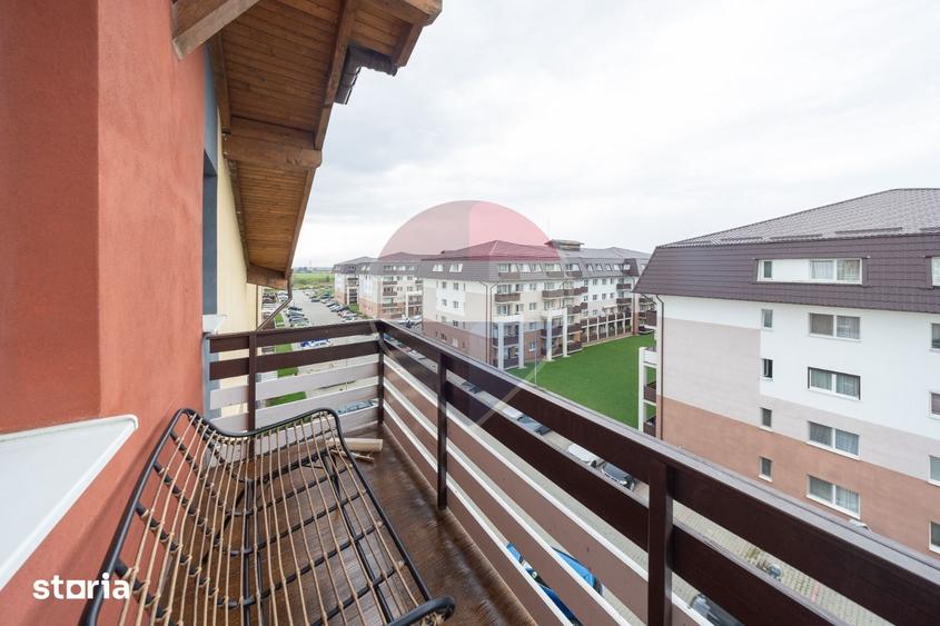 Apartament cu 2 camere, mobilat în Sânpetru
