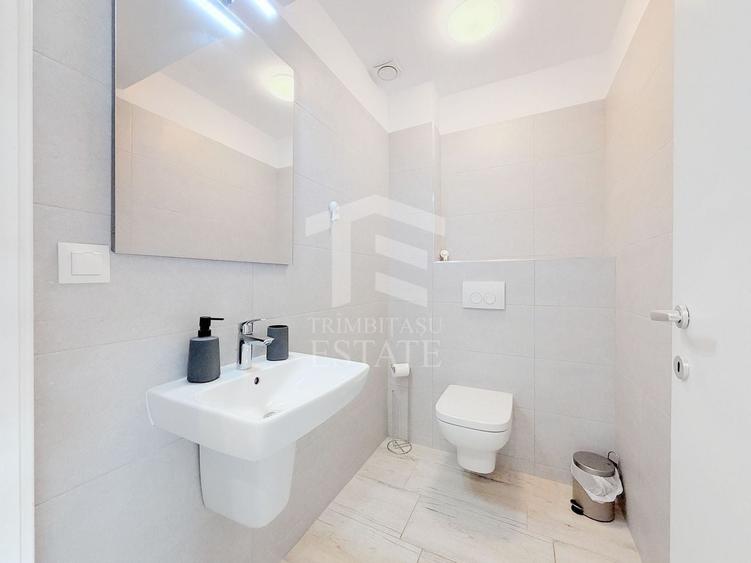 Apartament cu 2 camere semidecomandat, mobilat în Exterior Est