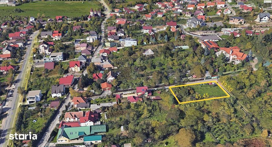 Teren de 871 mp, în Valea Borcutului