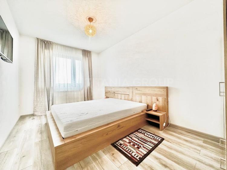 Apartament cu 2 camere decomandat, mobilat în Tractorul