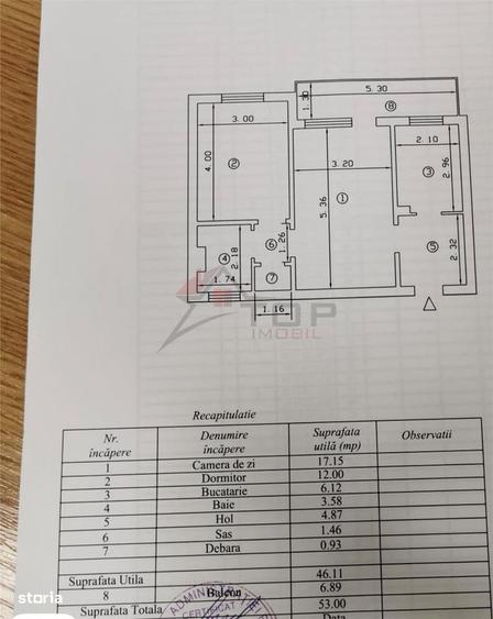 Apartament 2 camere, Podu Ros - Piata Nicolina - 3
