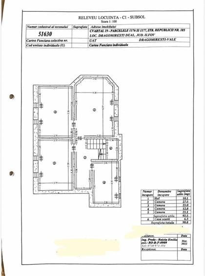 Casă cu 4 camere cu Teren 1000 Mp în Dragomirești-Deal