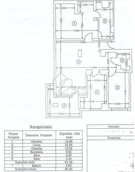 Apartament cu 3 camere decomandat, mobilat în Chișinau