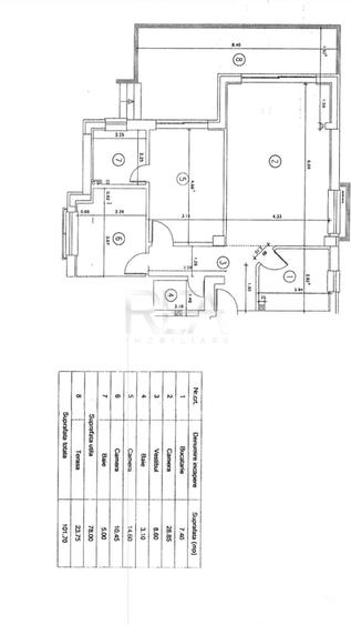 Apartament cu 3 camere decomandat în Herăstrău
