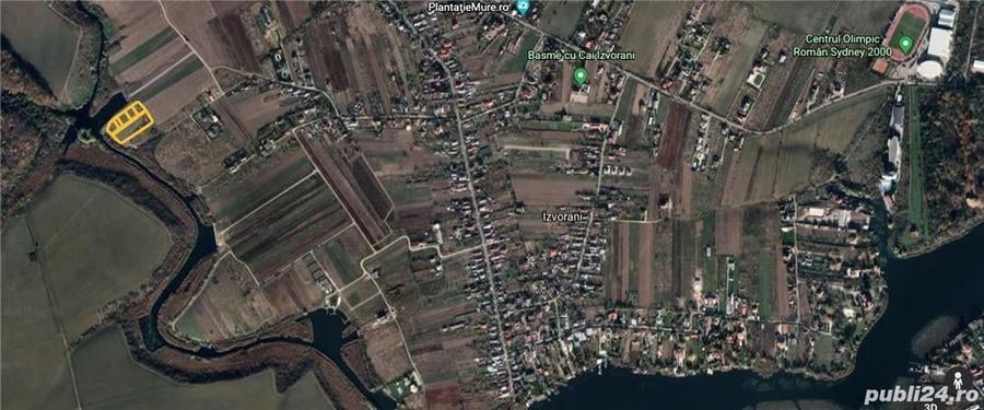 Teren de 852 mp, în Izvorani