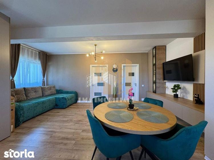 Apartament cu 2 camere decomandat, mobilat în Sânpetru