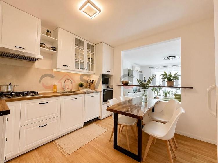 Apartament cu 4 camere decomandat, mobilat în Mărăști