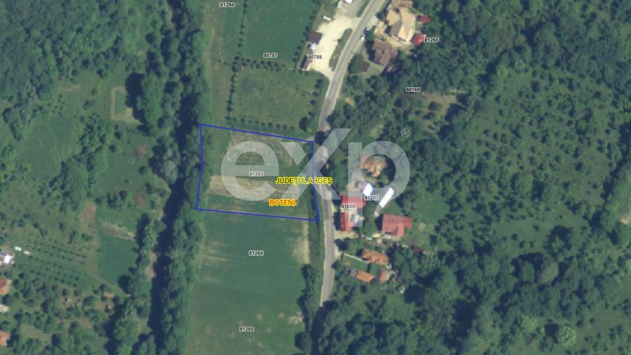 Teren Construcții intravilan de 3565 mp, în Boteni