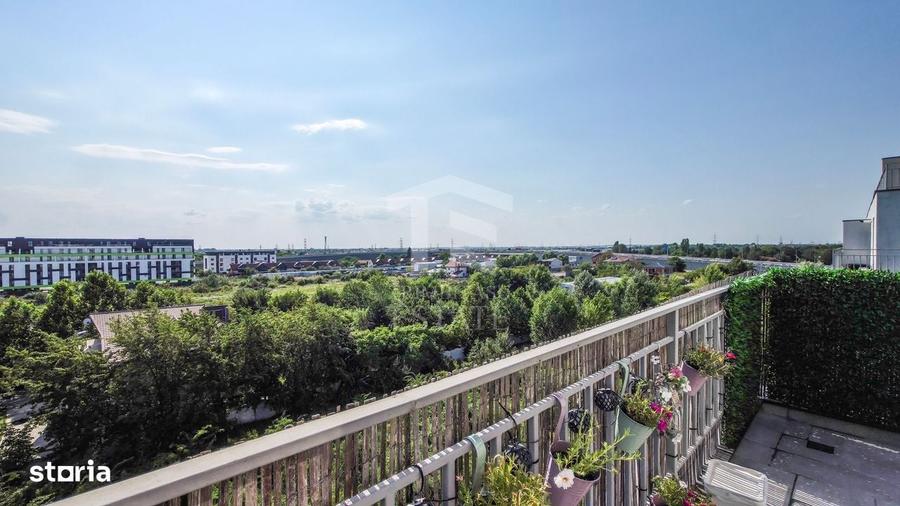 Apartament 2 camere Bragadiru Alunului, mobilat, balcon 15mp, parcare - 16