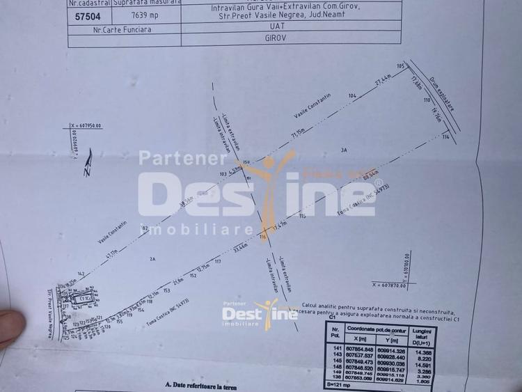 Teren Construcții intravilan de 7639 mp, în Gura Văii