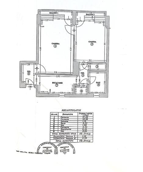 Apartament 2 camere  | Bloc EVA Magheru | Ideal Investitie | Necesita Renovare - 1