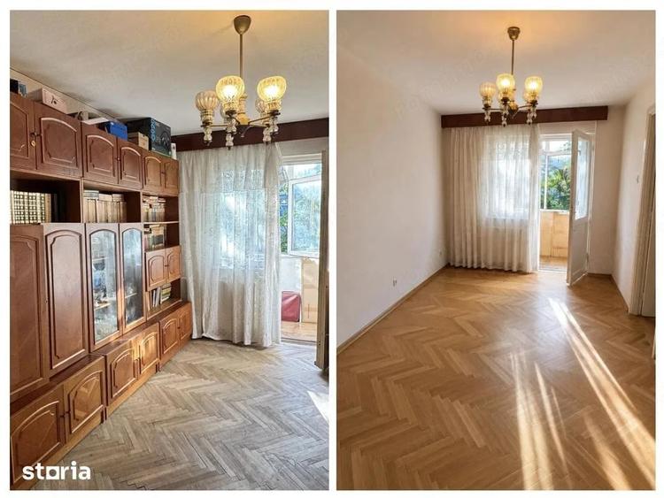 Apartament cu 3 camere semidecomandat în Km 4