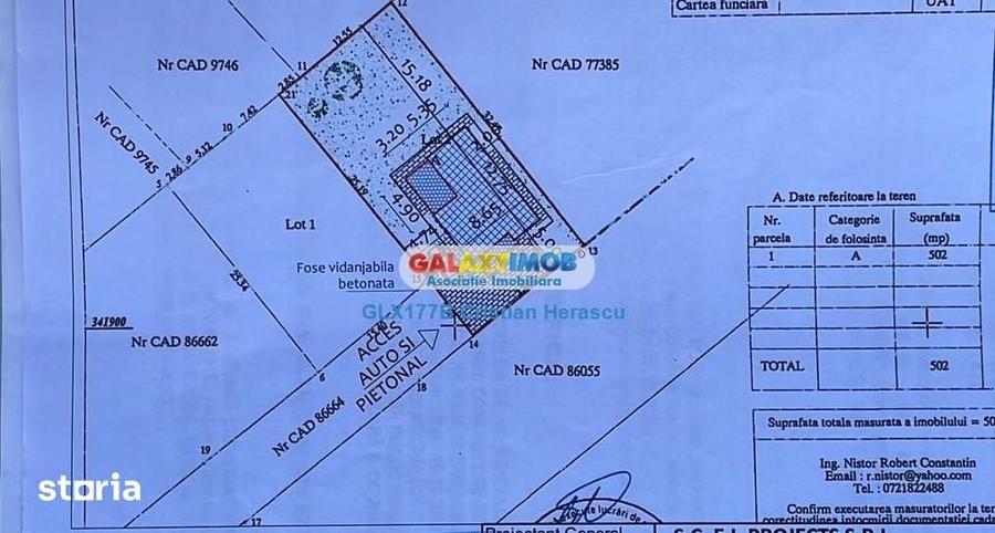 Casă cu 5 camere cu Teren 502 Mp în Crevedia