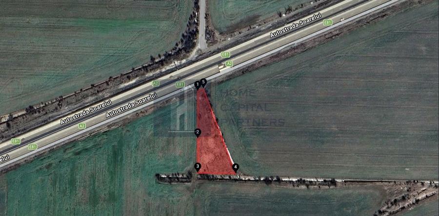 Teren agricol intravilan de 2650 mp, în Brănești