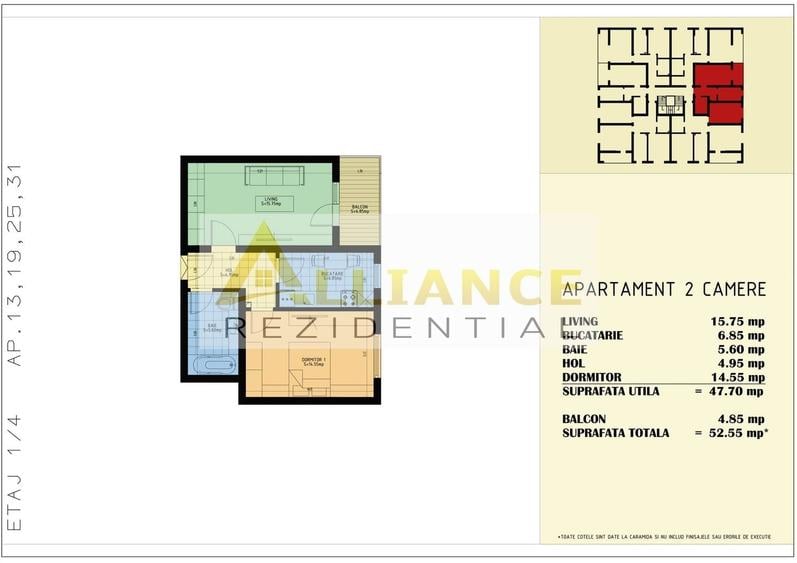 APARTAMENT 2 CAMERE | EXCLUSIVITATE | DRUMUL FERMEI | 112.000 € - 11