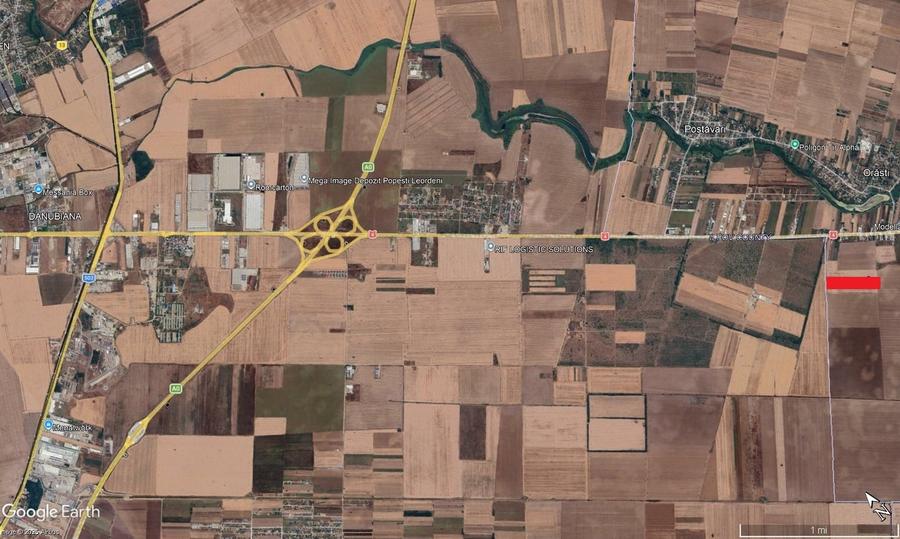 Teren Construcții intravilan de 44121 mp, în Sud