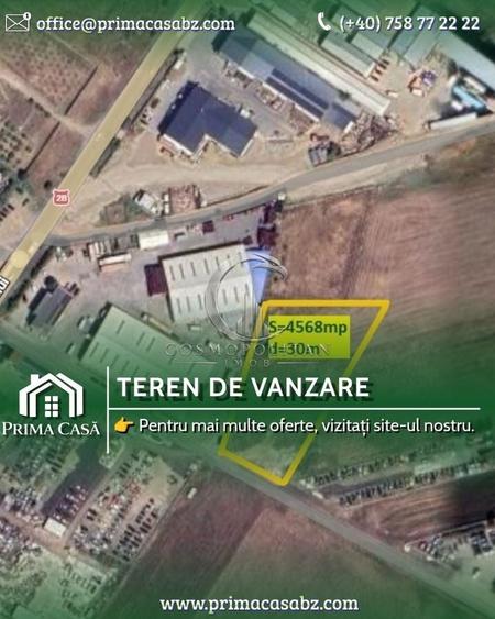 Teren intravilan de 4570 mp, în Nord-Est
