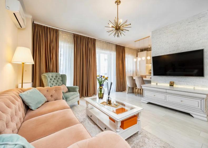 Apartament cu 2 camere semidecomandat în Pipera