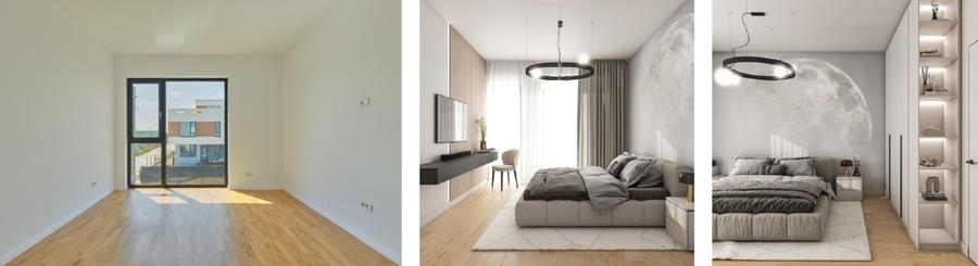 Casă individuală cu 5 camere cu Teren 350 Mp în Tunari