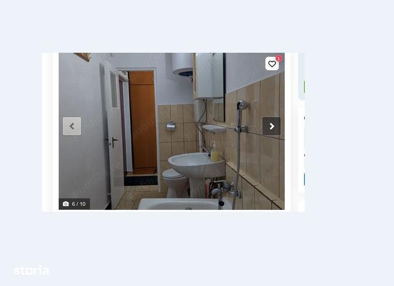 Garsonieră decomandată în Tei