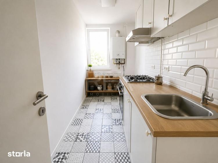 Apartament cu 3 camere semidecomandat în Rahova
