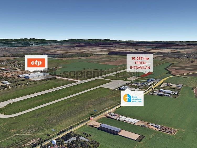 Teren Construcții intravilan de 10027 mp, în Aeroport