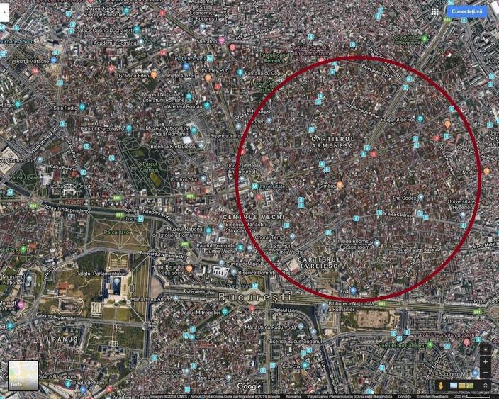 Teren Construcții intravilan de 1200 mp, în P-ța Rosetti