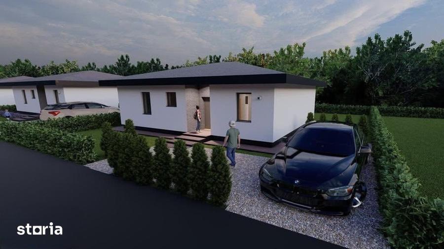 Casă cu 2 camere cu Teren 530 Mp în Recea