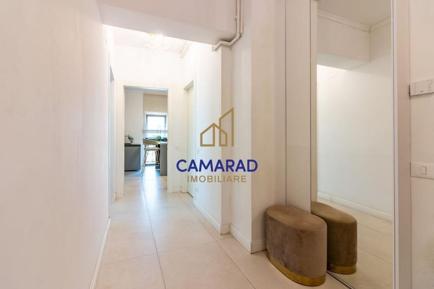 Apartament cu 3 camere decomandat, mobilat în Mihai Bravu