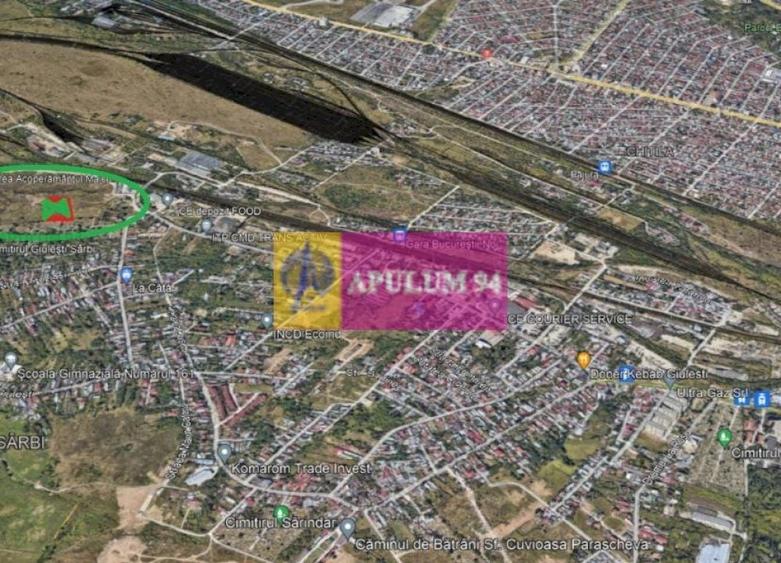 Teren Construcții intravilan de 3750 mp, în Giulești