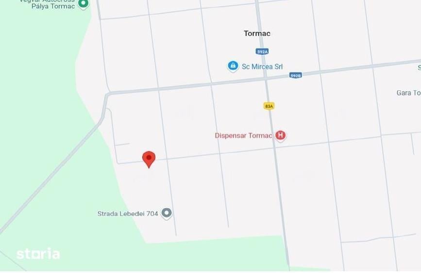 Teren de 317 mp, în Tormac