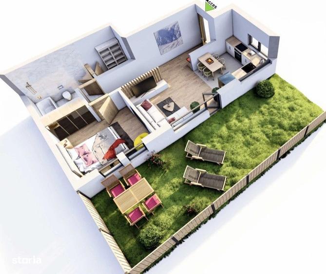 Apartament cu 3 camere în Someșeni