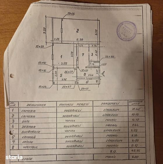 Apartament cu 2 camere decomandat în Grivița