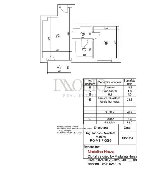 Apartament cu 2 camere în Barbu Văcărescu