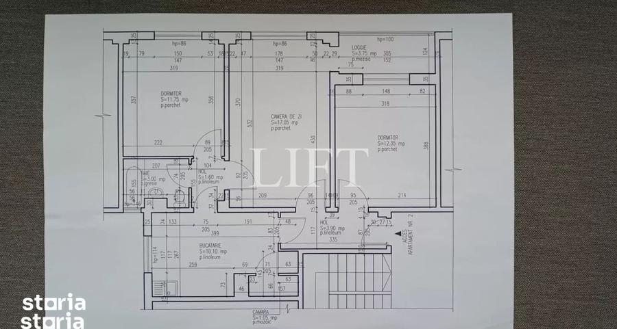Apartament de 3 camere | 64 mp | zona Astra - Florilor - 3