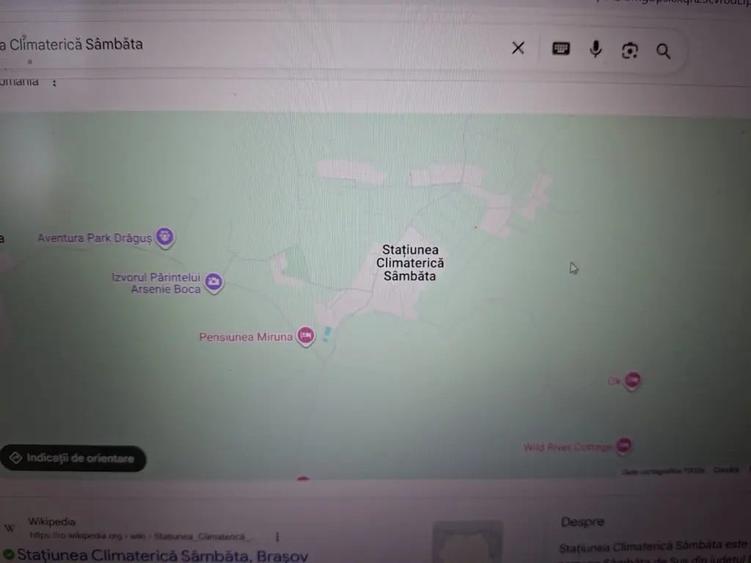 Teren de 1000 mp, în Stațiunea Climaterică Sâmbăta