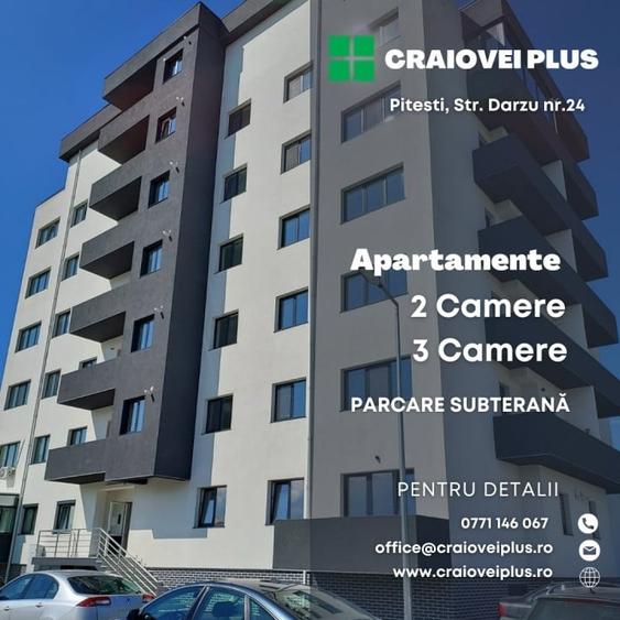 Apartament cu 2 camere semidecomandat în Craiovei