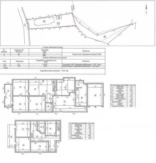 Casă cu 1 camere cu Teren 1363 Mp în Ocina de Jos