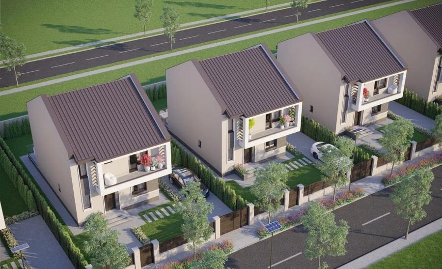 Casă individuală cu 5 camere cu Teren 350 Mp în Bălăceanca